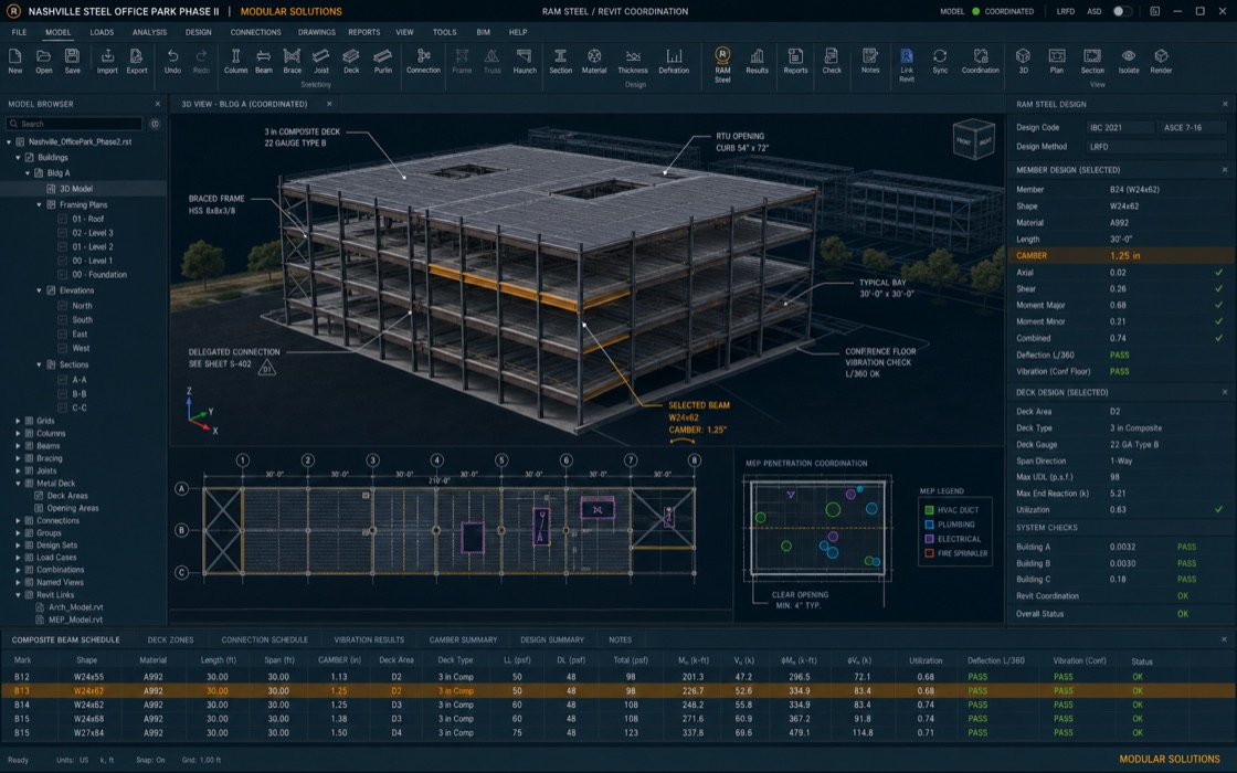 Nashville Steel Office Park Phase II project visual