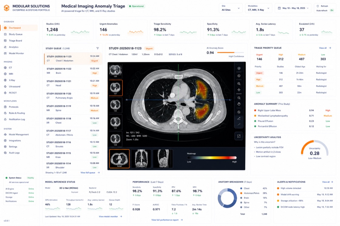 Medical Imaging Anomaly Triage project visual